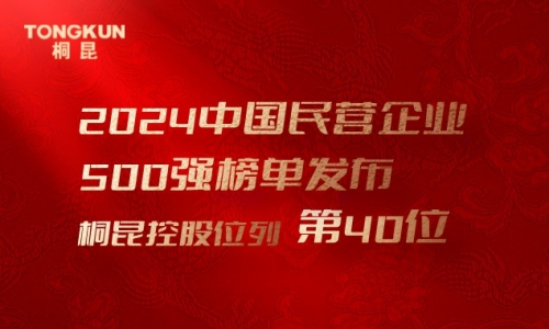 首进前50！桐昆，中国民营企业500强第40位！